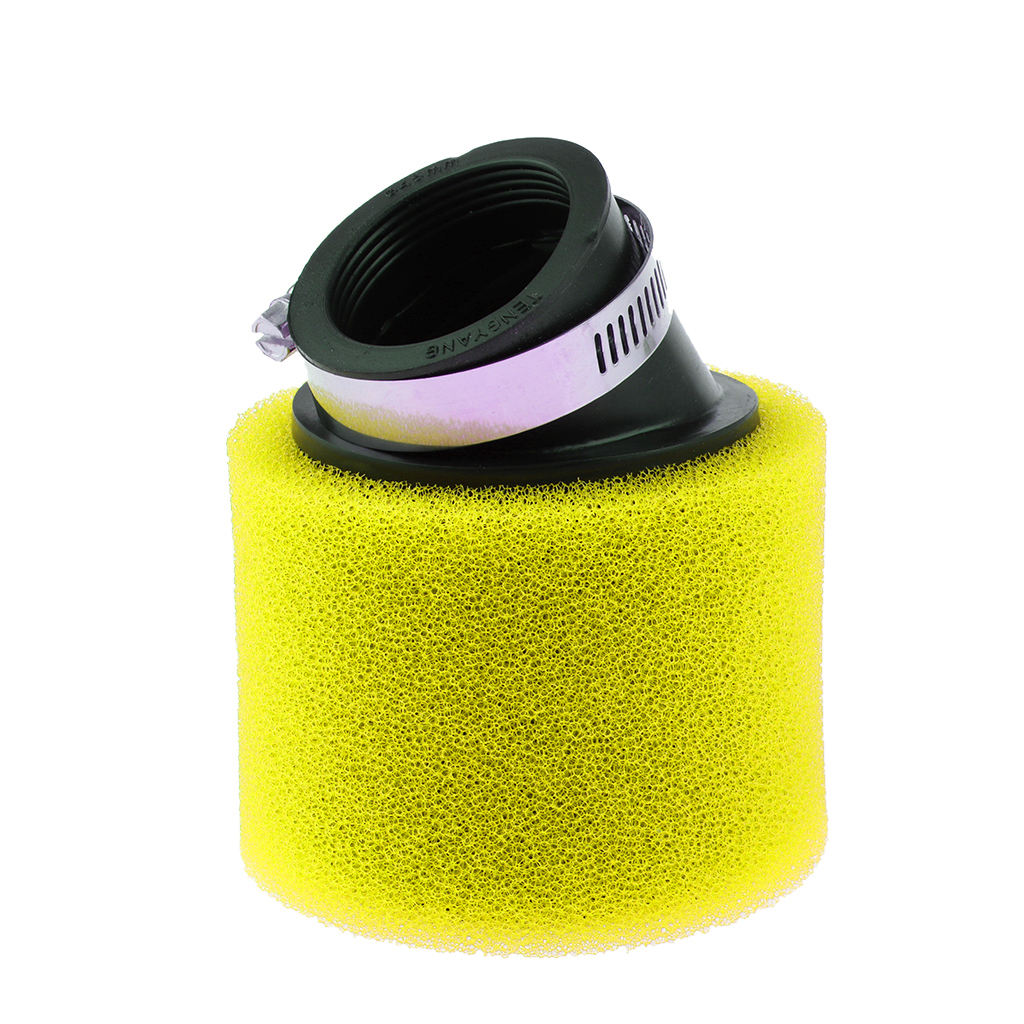 Universal Angle Bent Foam Air Filter Washable Motorcycle ATV Air Filter for Pit Quad Dirt Bike ATV Buggy 45mm