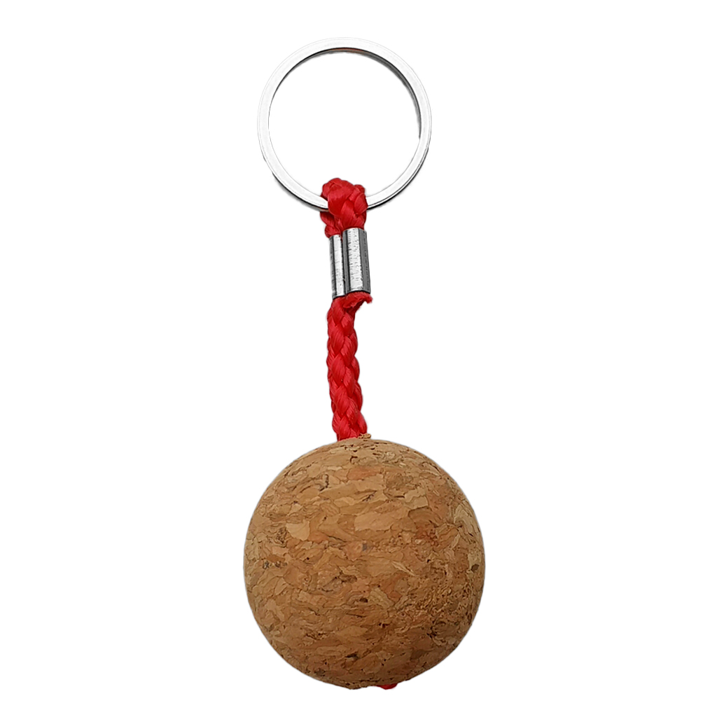 35mm Novelty Floating Cork Keyring Marine Sailing Kayaking Buoyant Key Ring
