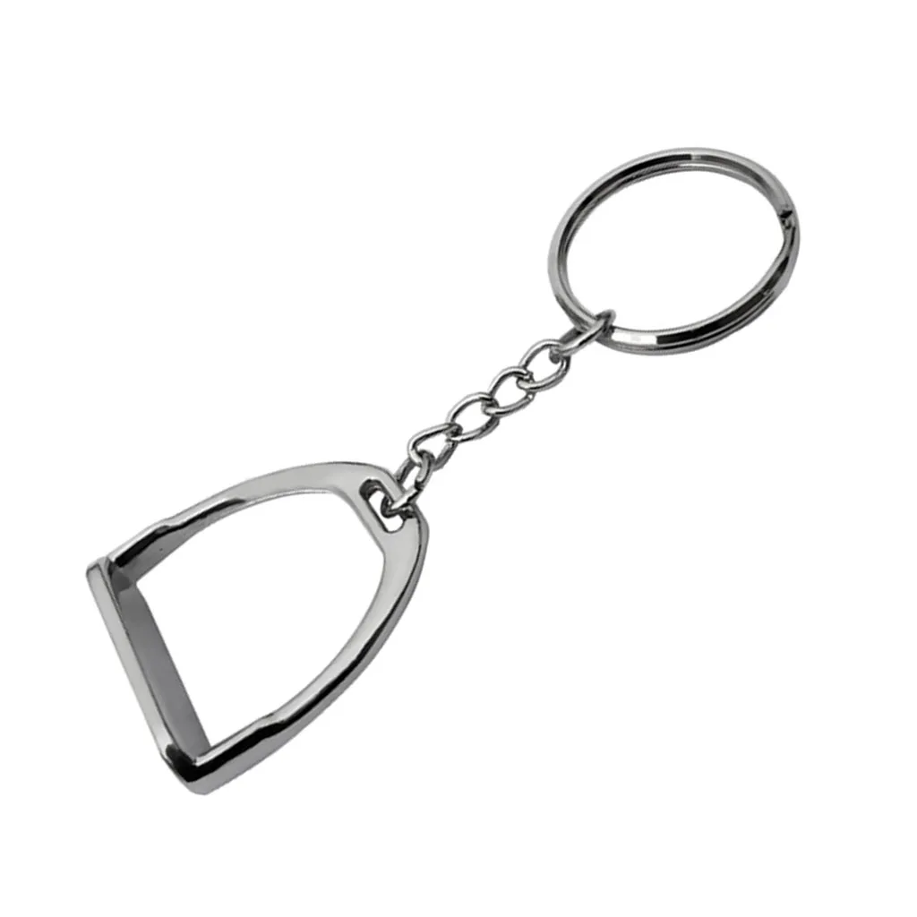 MagiDeal Metal Stirrup Keychain Key Ring Western Horse Riding Ornament for Bag Decoration