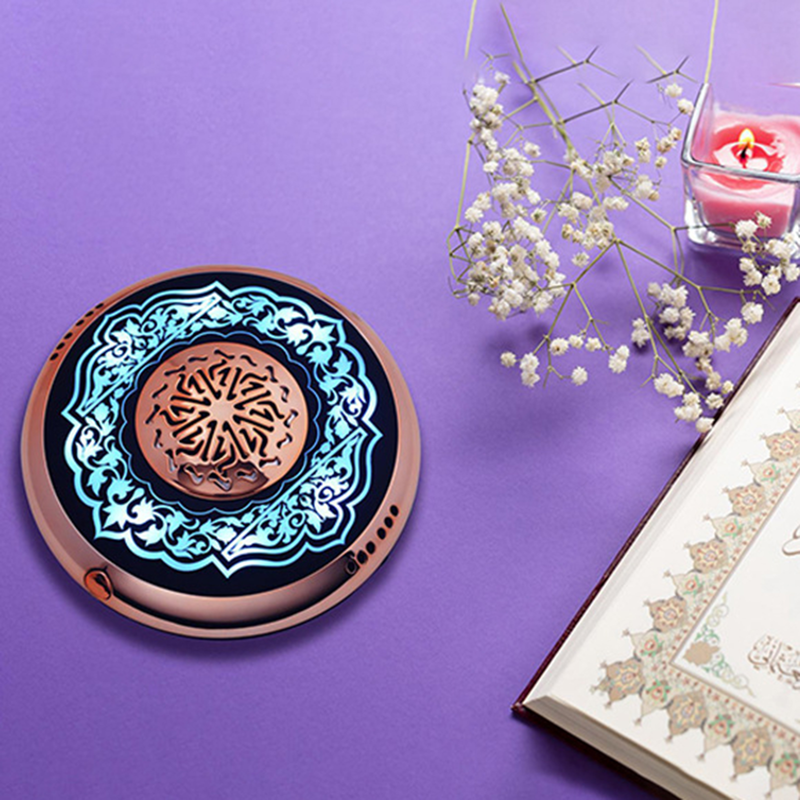 LED Light  Speaker Bluetooth Speaker APP Control FM MP3 Player Support Many Languages Including English, Arabic, Urdu