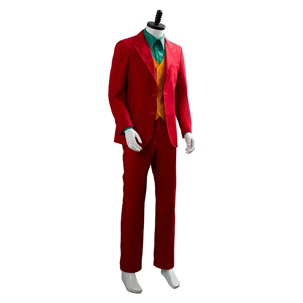 2019 Joker Origin Romeo Joaquin Phoenix Arthur Fleck Shirt Vest Cosplay Costume 