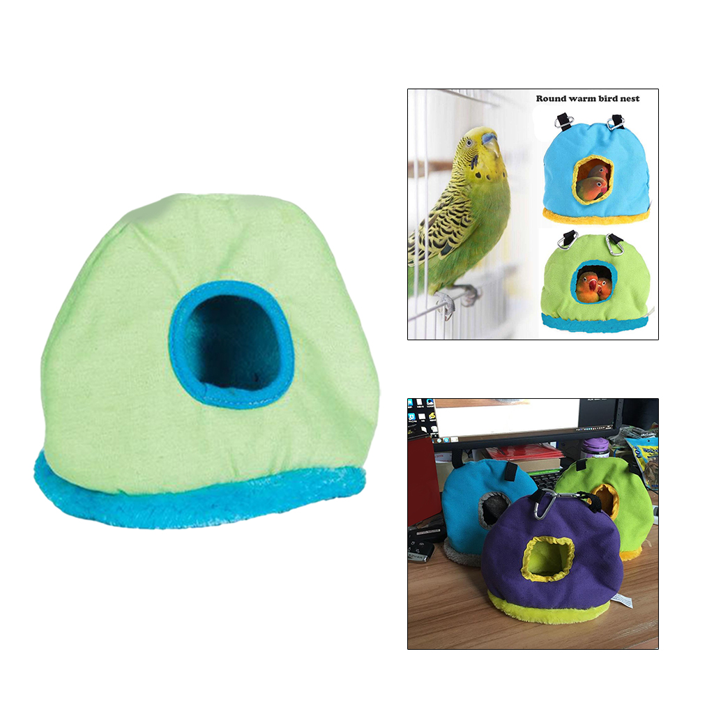 Winter Warm Birds Parrot Nest Shed Cave Cage ing Sleeping Bed Hideaway Toys for Parakeet Cockatiel Conure