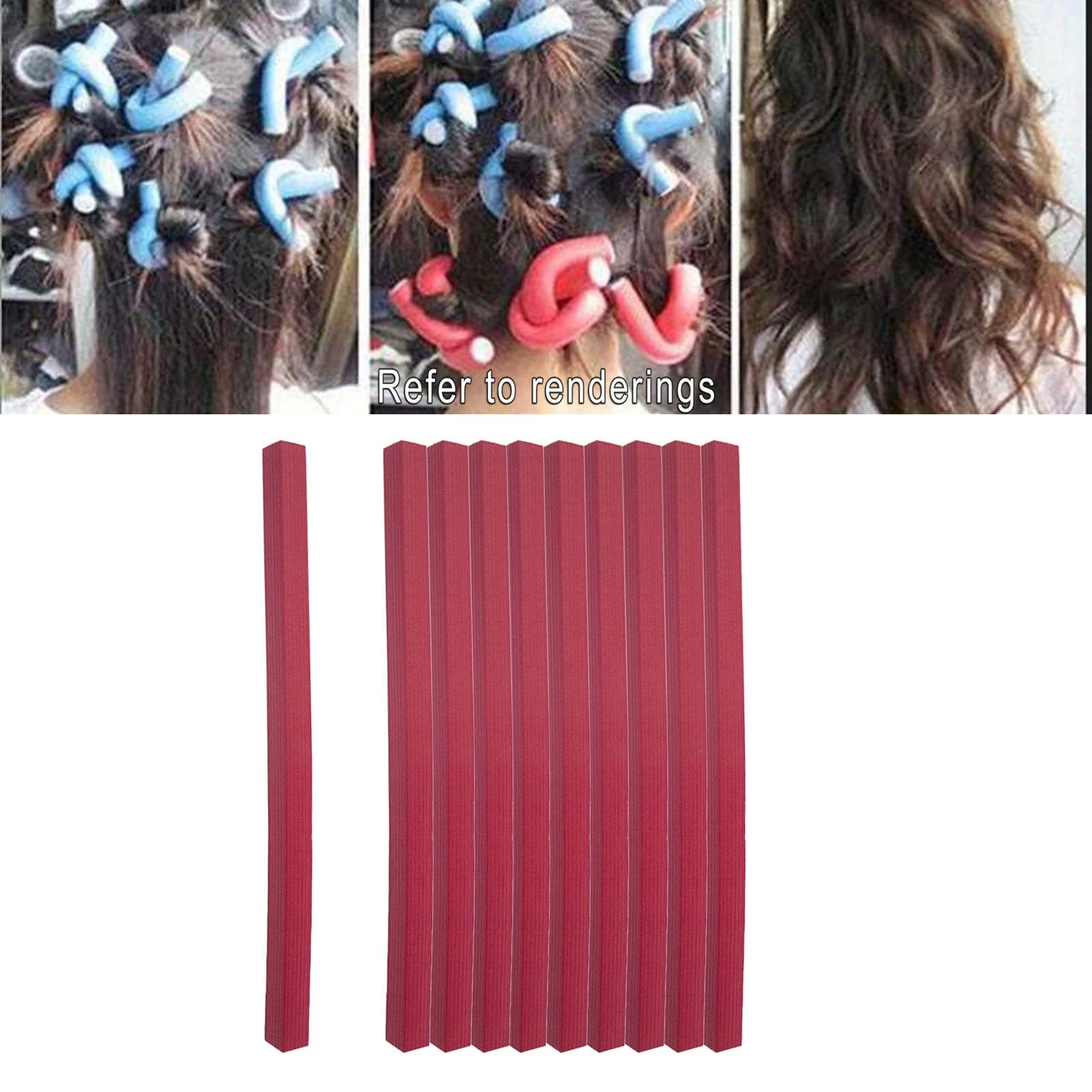 Foam Roller Set Curling Rods Curl Spiral Wavy Soft Stylish Hair Tool Hair  Roller Curl Stick Square Universal Hair Stick - Hair Rollers - AliExpress