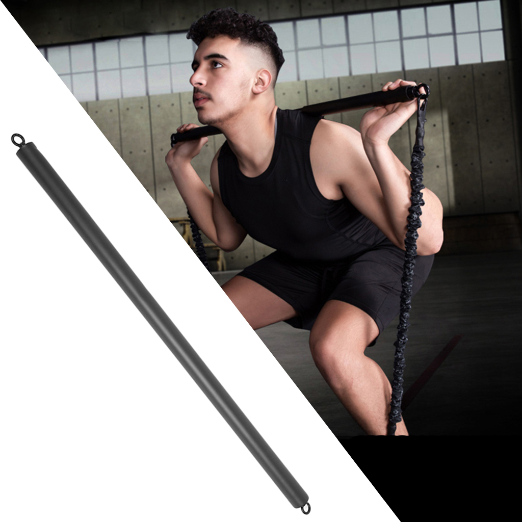 Home Gym Yoga Pilates Exercise Stick Bar Workout Exercise Equipment Black Training Fitness 