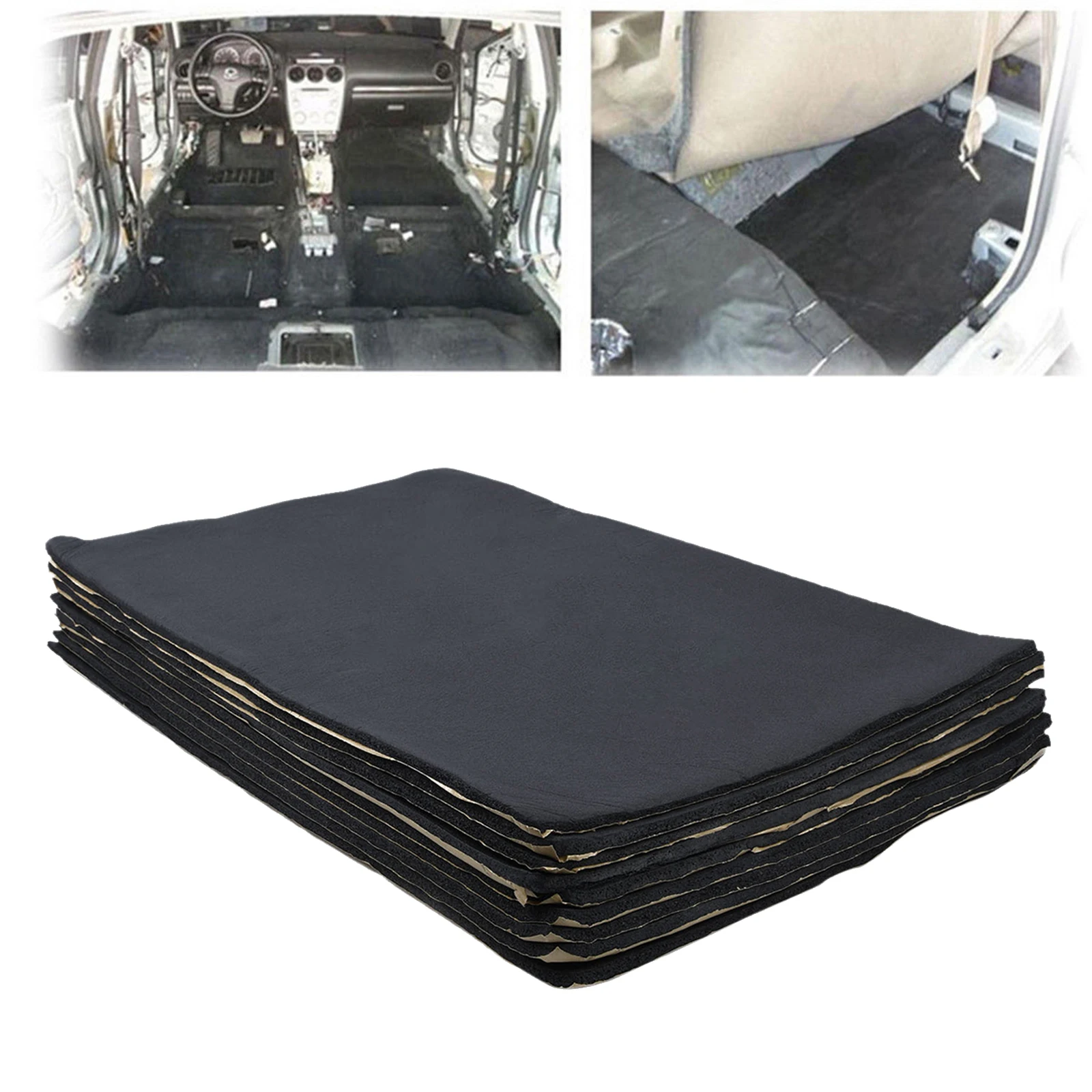 9 Packs Car Sound Deadening Mat, Automotive Sound Deadener, Audio Noise Insulation and dampening, 6mm