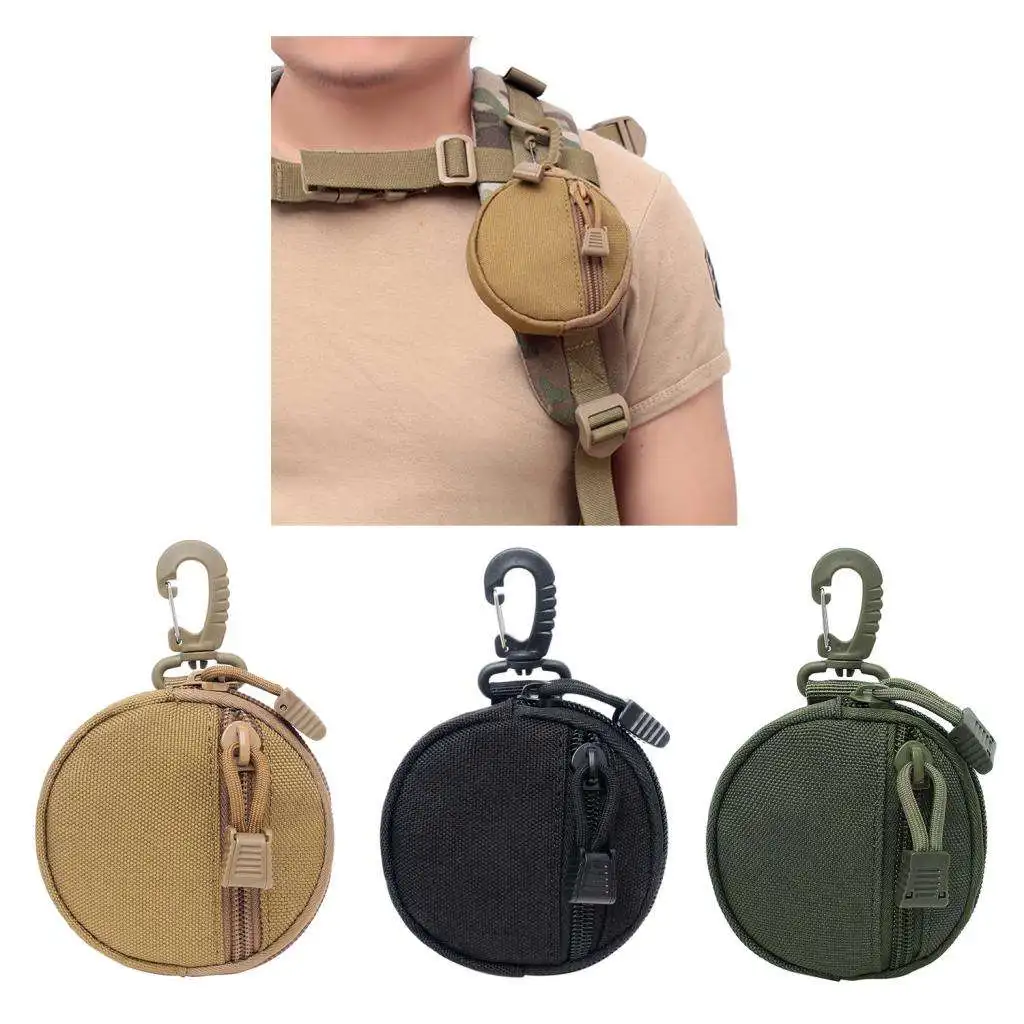 Molle Key Pouch Coin Purse Headphones Earphone Case Protective Bag