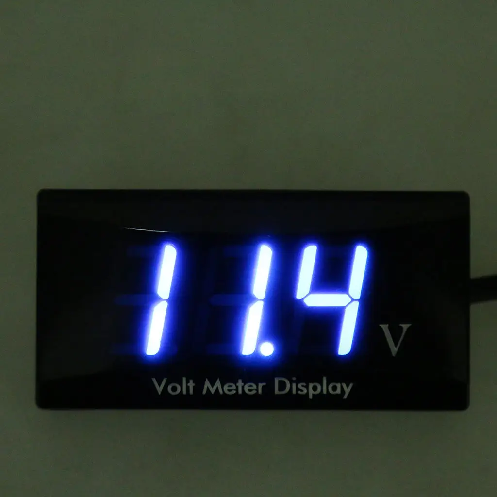 8-16V LED Display Digital Voltmeter Panel Voltage Meter For Car