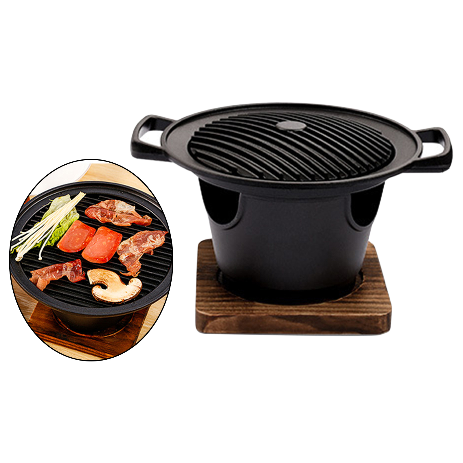 BBQ Grill One Person Alcohol Stove Lightweight Triangular Furnace Tools