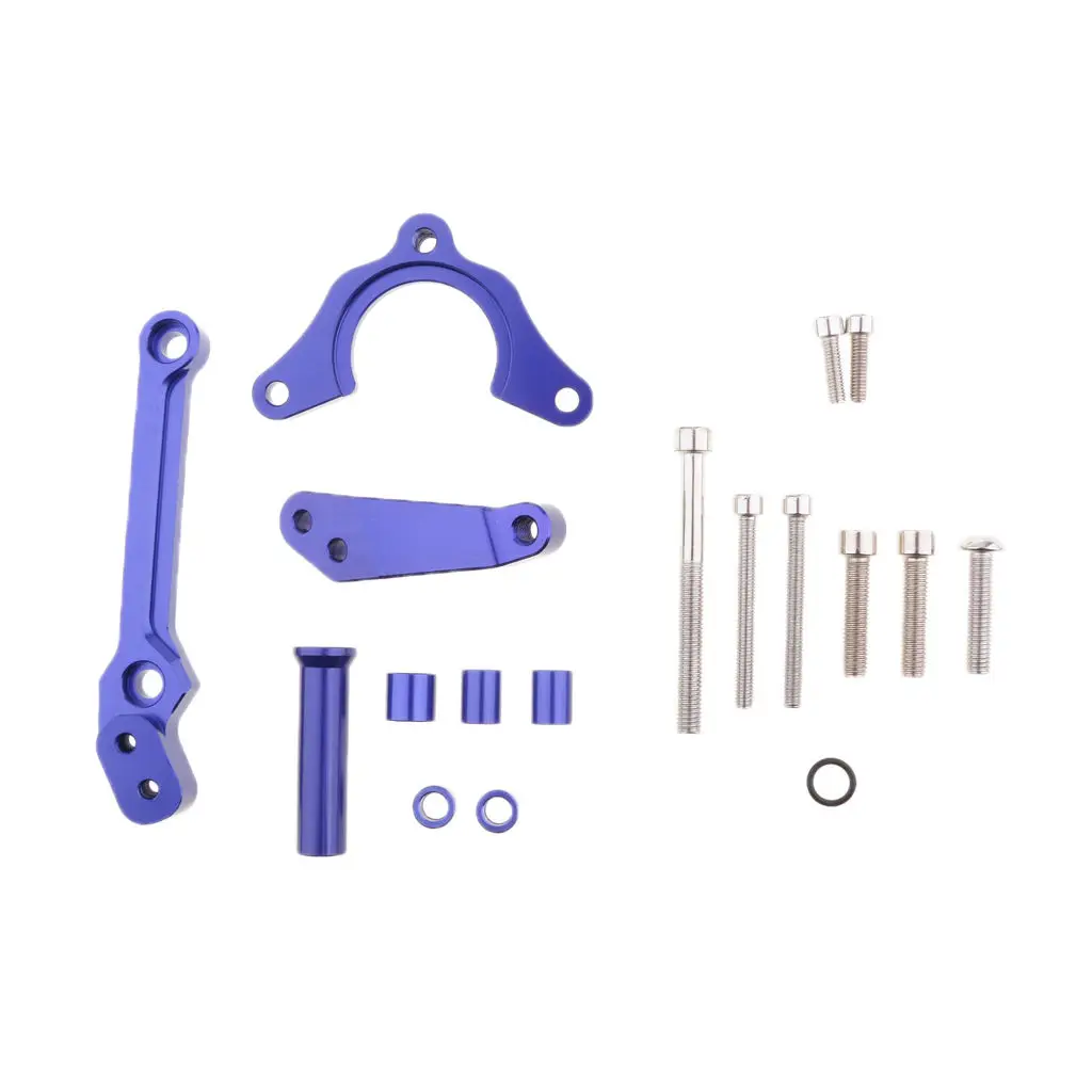 CNC Steering Damper Stabilizer mounting Bracket Kit for Kawasaki Z900
