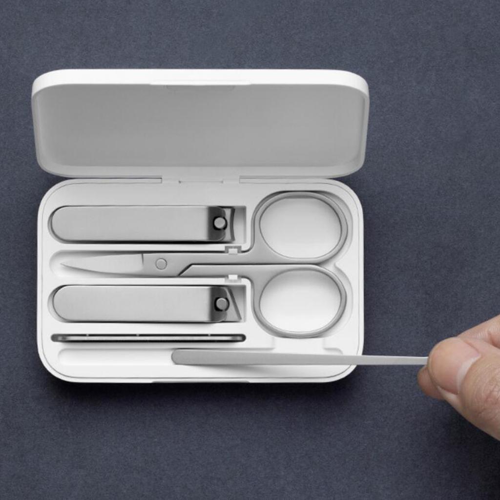 Manicure Set Nail Clippers Pedicure Kit -5 Pieces Stainless Steel Manicure Kit,