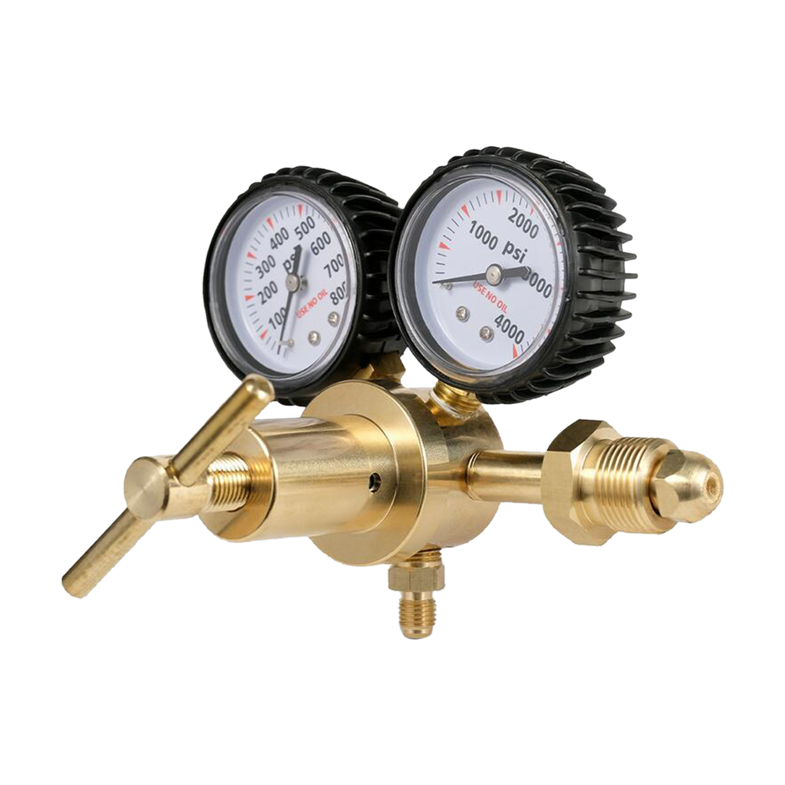 Nitrogen Regulator Gauge Pressure Equipment Output Inlet Connection Gauges