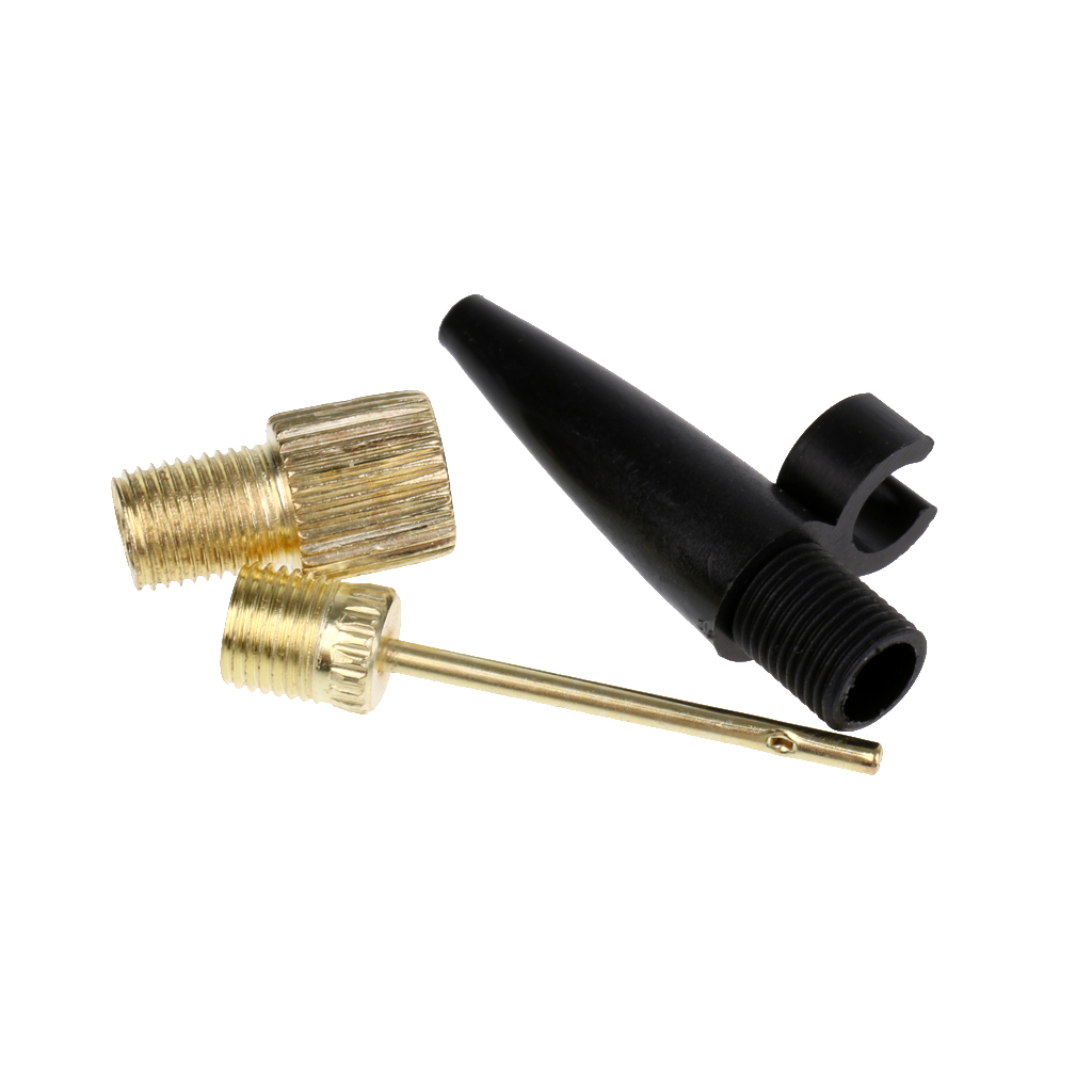 Perfeclan Lot 3pcs Presta to Schrader Valve Adapter Converter Bike Ball Inflating Pump Ball Needle Inflator