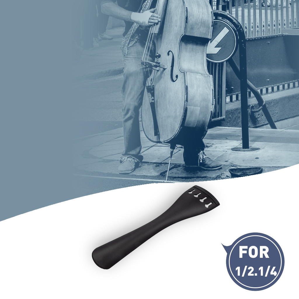 Carbon Fiber Upright Bass Tailpiece Fits For 1/2 1/4 Double Bass Accessories