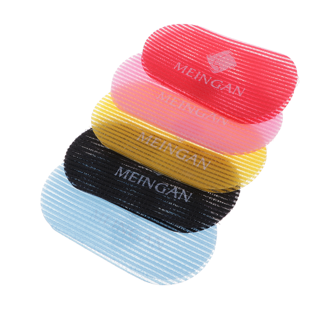 5 Pairs Colorful  Bang Hair Pad Clips Hair Fringe Care Tool Makeup Accessories