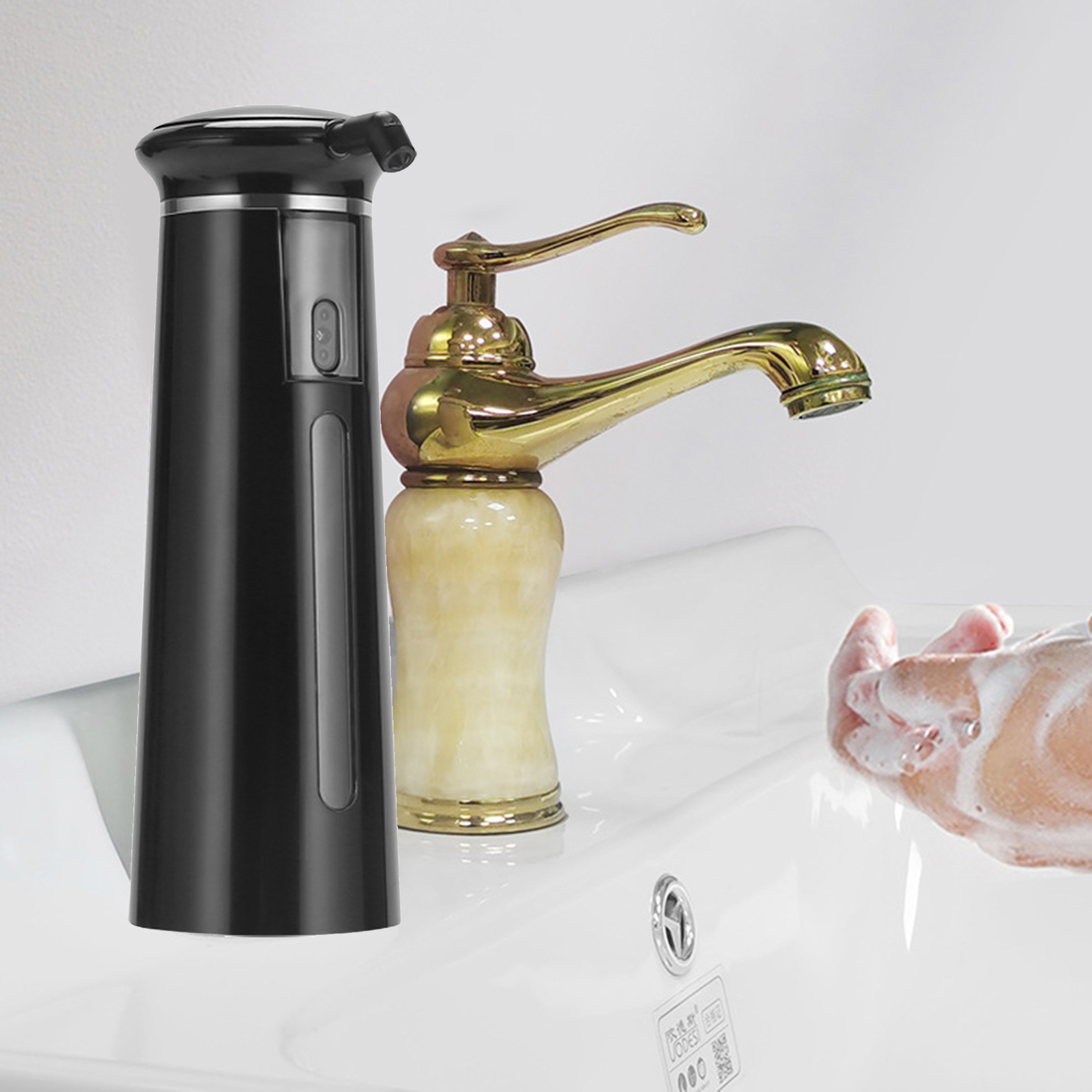 Touchless Auto-Sensing Liquid Soap Dispenser Battery Operated, with Human Motion Sensor