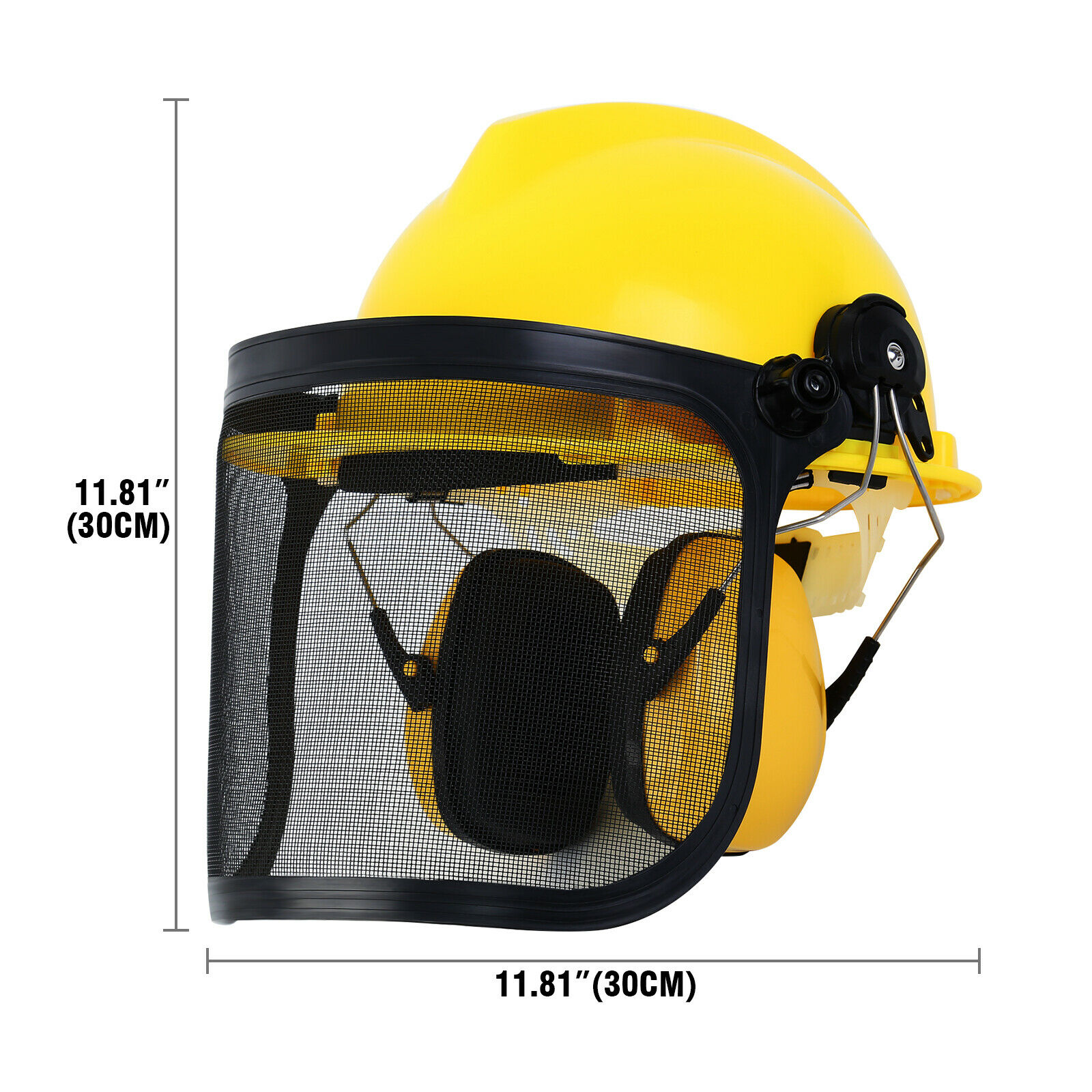 Casco de seguridad Samger para jardineria o talleres máscara facial protectora