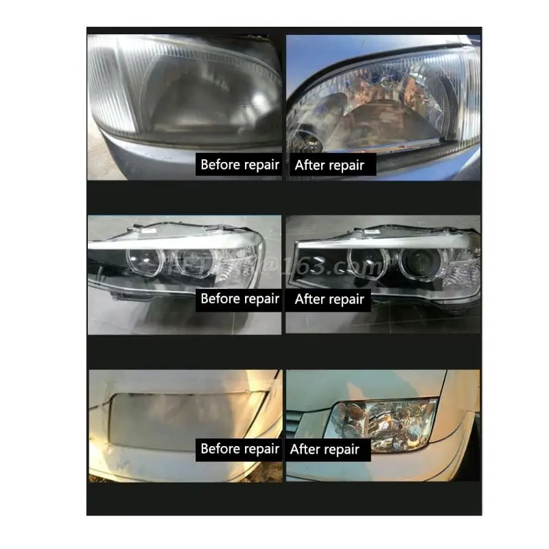 Car headlight Polish Glass Coating Refurbishment Scratch Repair hydrophobic Coating Fix best car wax