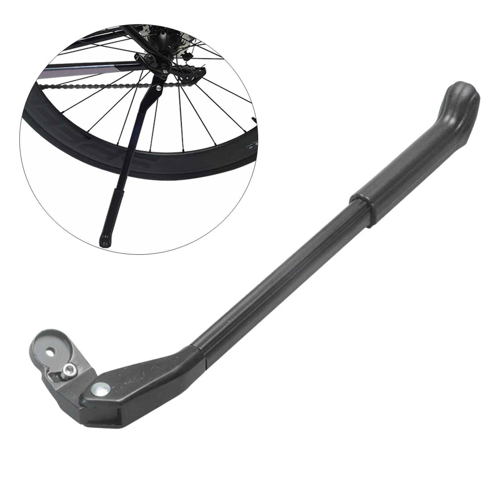 Bicycle Kickstand MTB Road Bicycle Parking Rack Adjustable Alloy Bike Support Side Kick Stand Foot