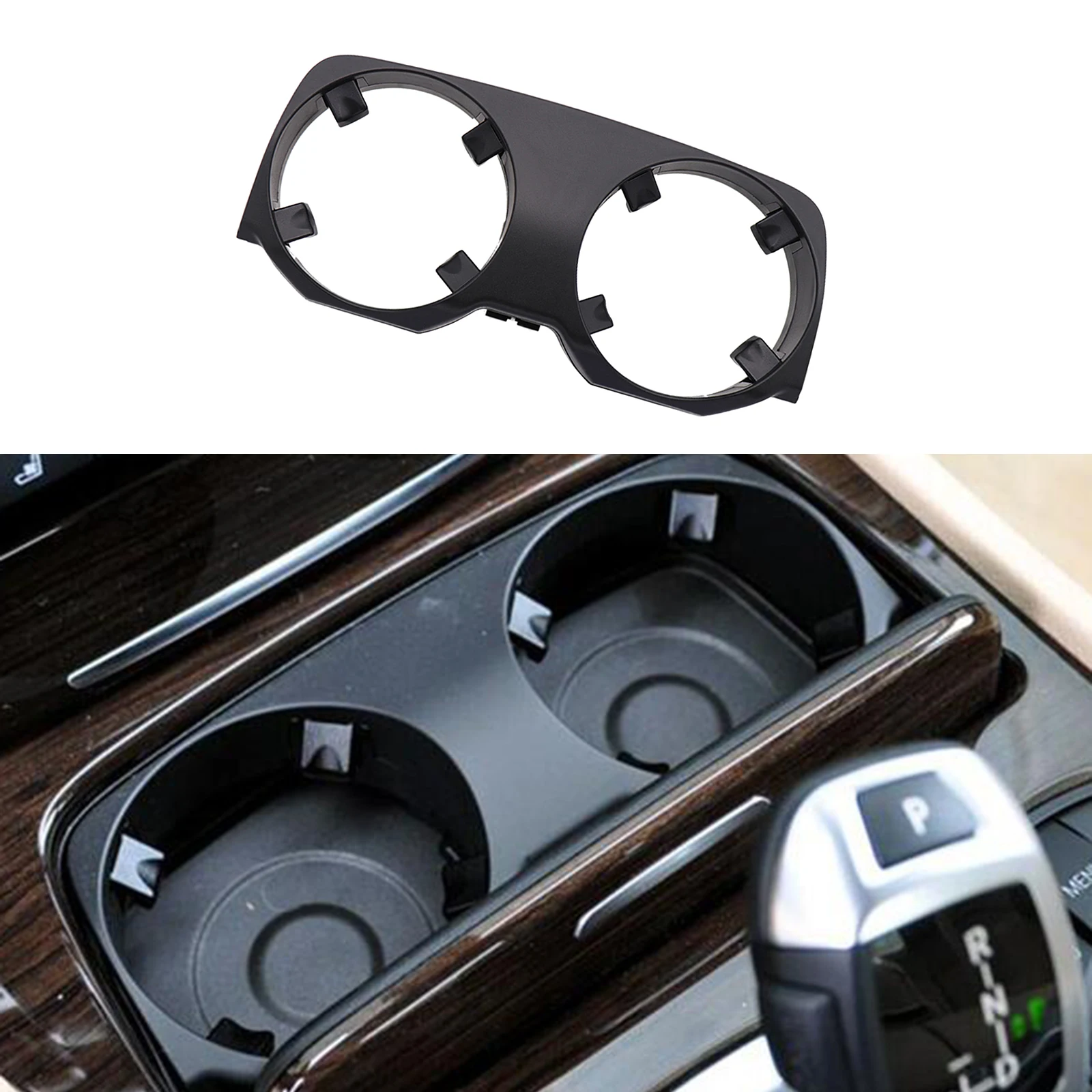 Car Console Dashboard Cup Drink Holder 51169179820 Replacement Fit for BMW 7 Series 730 750 F01 F02 F04 08-15 Accessories Parts