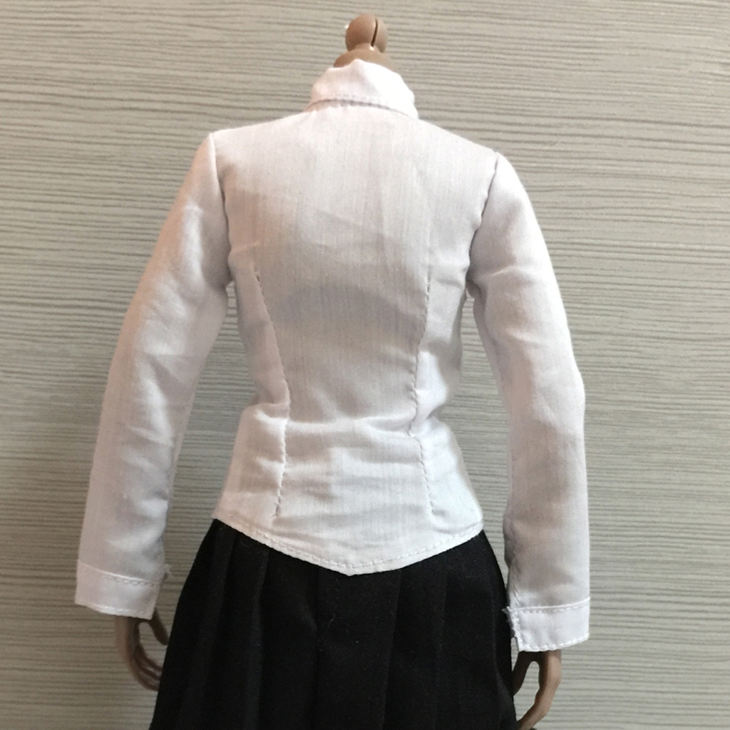 1/6 Scale Female White Shirt Fit 12 Inch  Phicen Kumik CY CG Figures