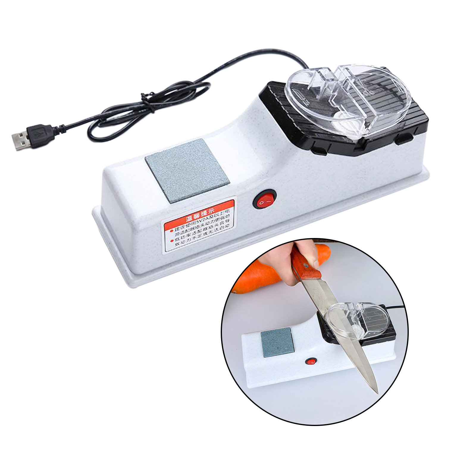 Electric Knife Sharpener Professional Kitchen Knives Sharpening System Tools