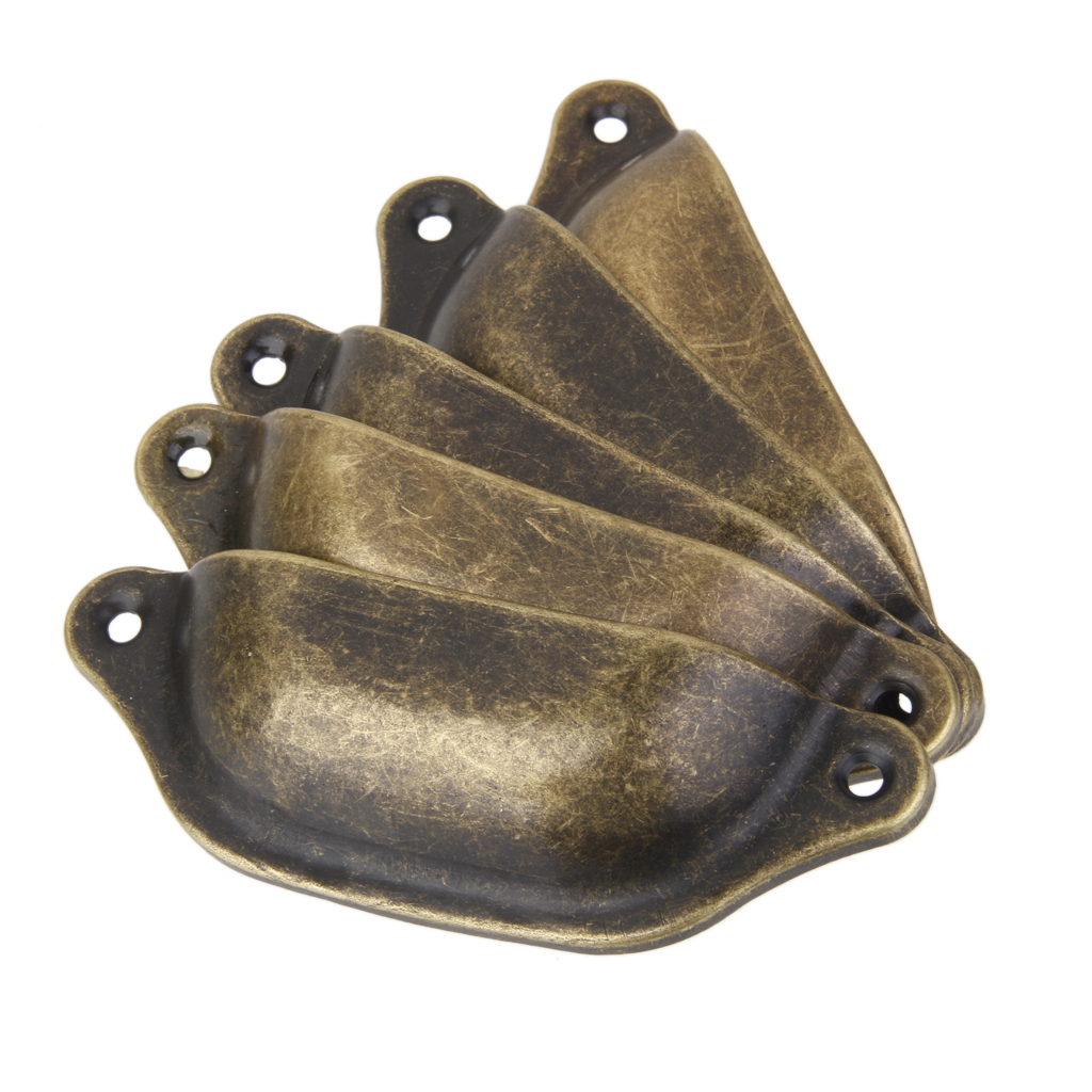 10-in-1 Pull Handle Door Knob Handle Drawer cupboard pull Metal Seashell