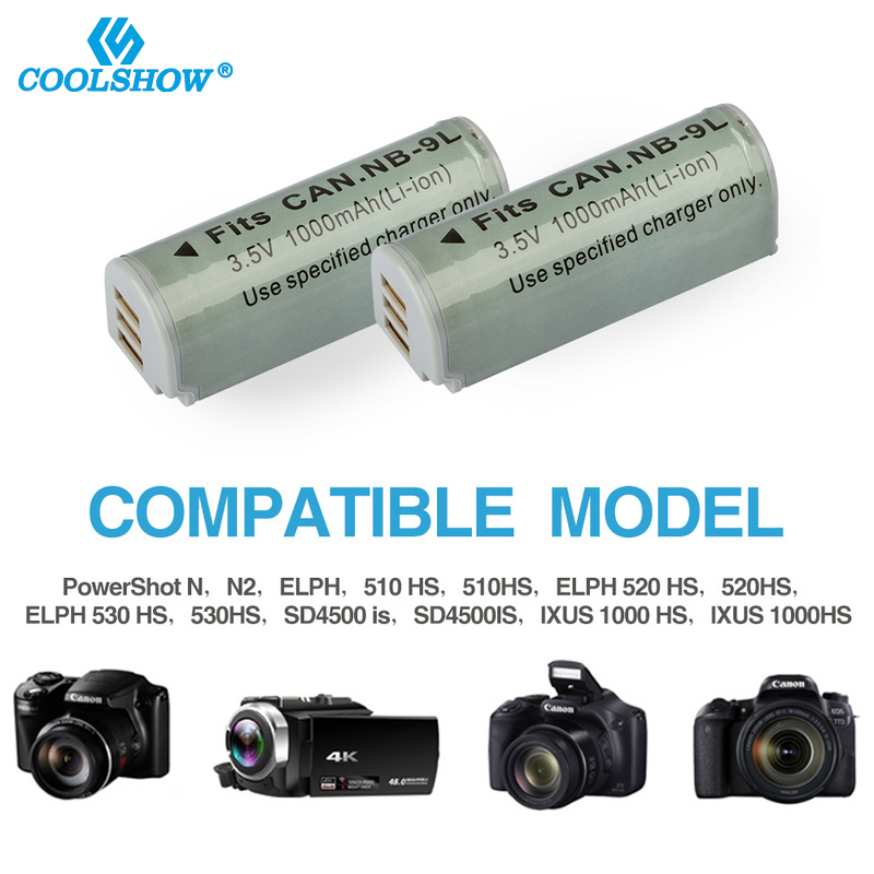 Title 4, NB-9L NB 9L Battery for Canon PowerShot SD4500 ...