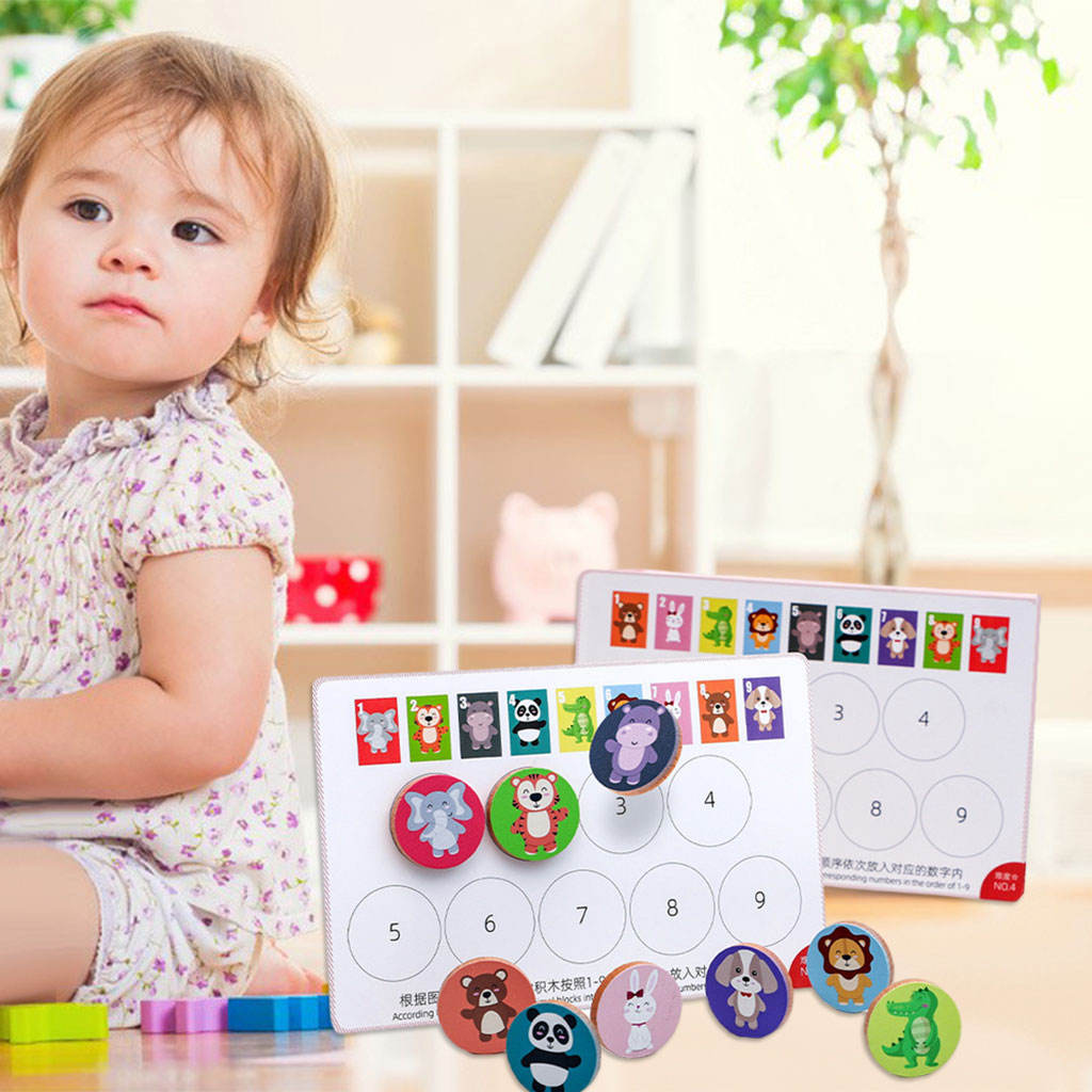 Montessori Animal Logic Game Preschool Early Educational Animal Matching for Kids
