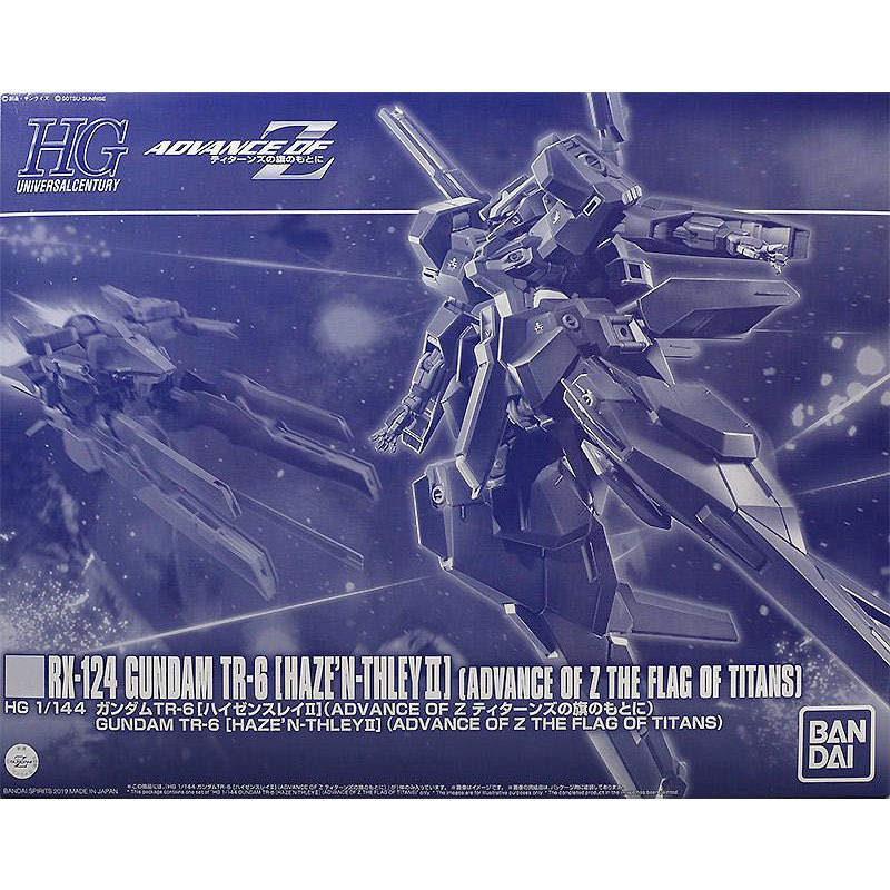 Bandai Gundam Model Kits Anime Figures PB Limited HGUC RX-124 TR6 Hyzenthlay 2 Original Gunpla Action Toy Figures