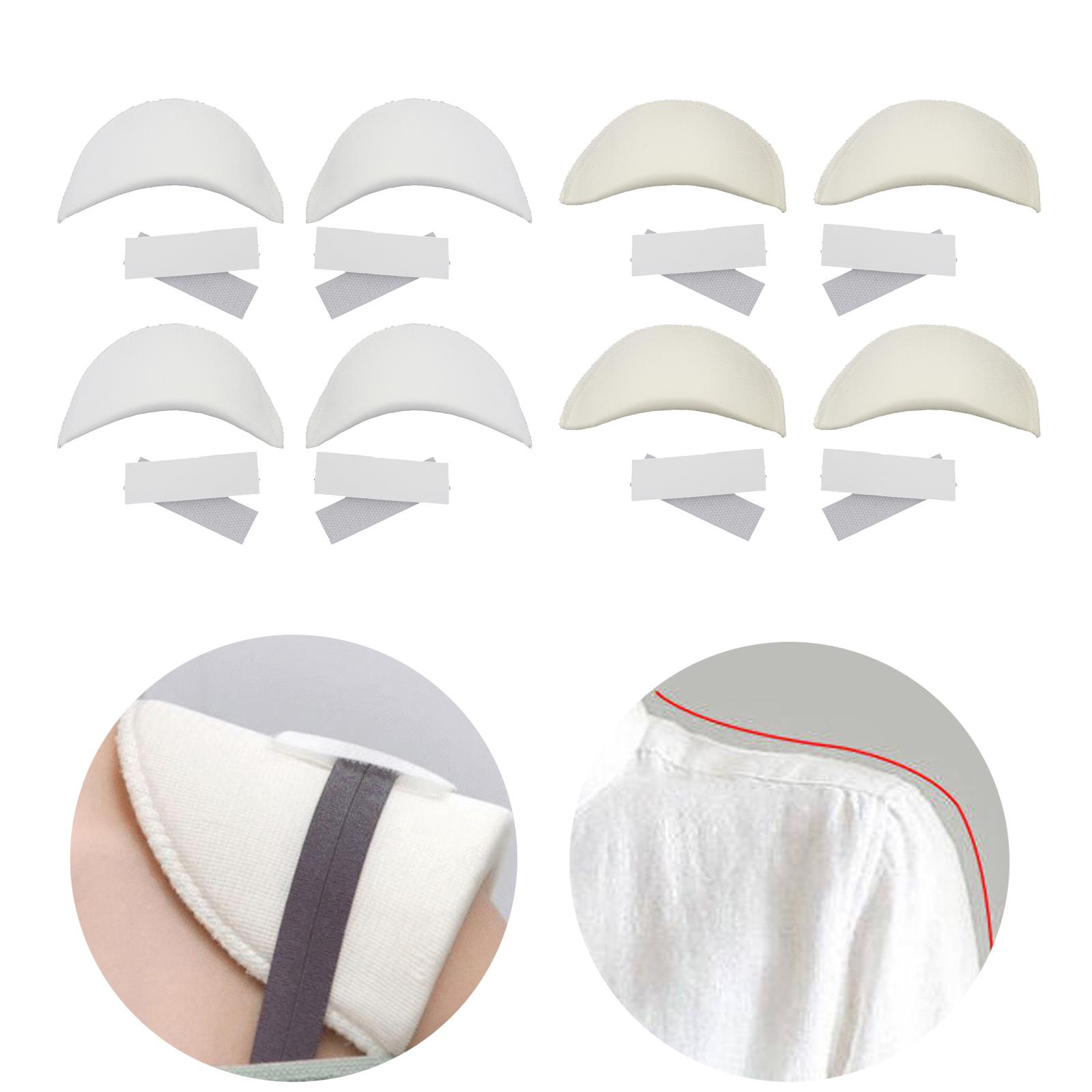 4pcs Sponge Shoulder Pad for Women Jacket  T-Shirt Clothing Dress