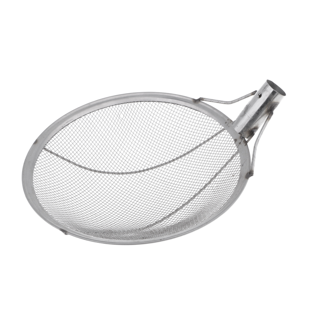 Fishing Landing Net Fly Fishing High Qulity Steel Wire Frame Fish Keeper Net 21.5x17.6cm