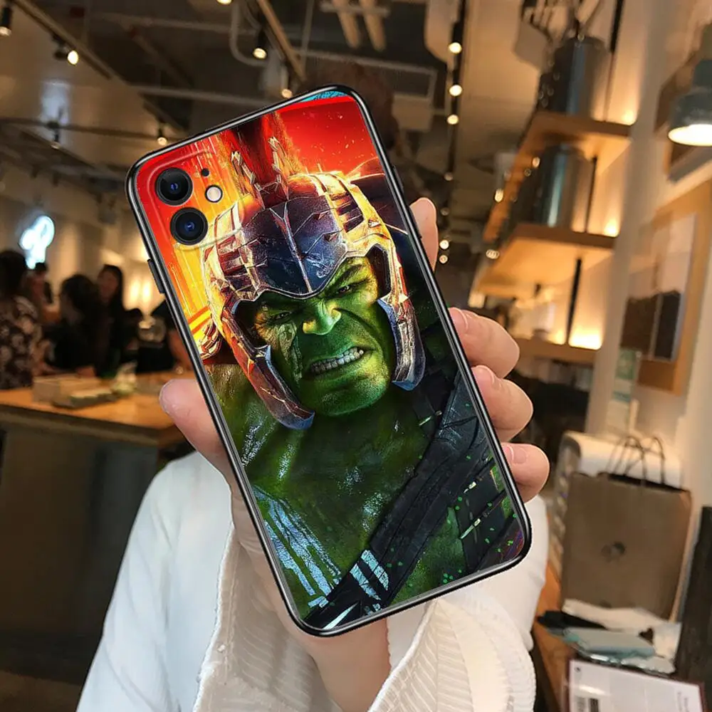 Hulk Marvel Phone Cases For iphone 13 Pro Max case 12 11 Pro Max 8 PLUS 7PLUS 6S XR X XS 6 mini se mobile cell iphone 13 phone case