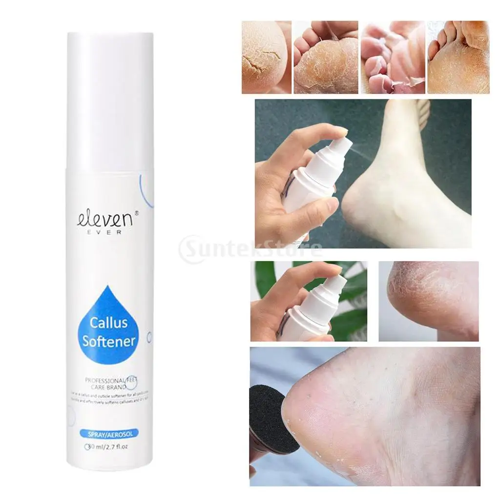 Foot Callus Remover Sprayer, Works well with foot scrubber, file, pumice stone