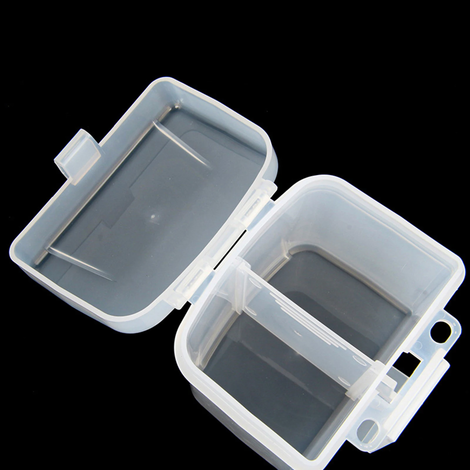 Clear Visible Carp Fishing Bait Box Jewelry Findings Organizer Maggot Earthworm Storage Case