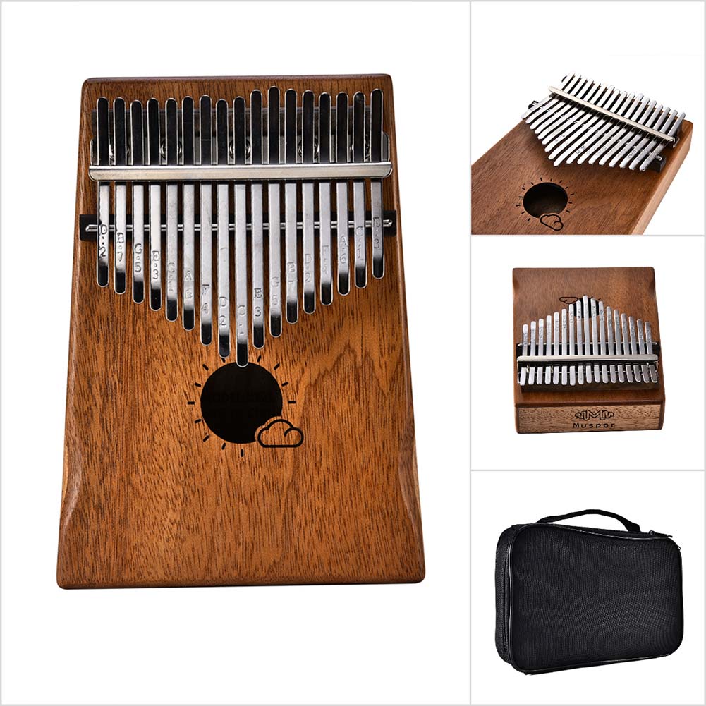 Presentes de Percussão Profissional Chaves Kalimba Mbira Likes Mogno Sólido Madeira Polegar Piano Dedo Cmg786 17 4 sólido madeira polegar piano dedo presentes de percussão cmg786