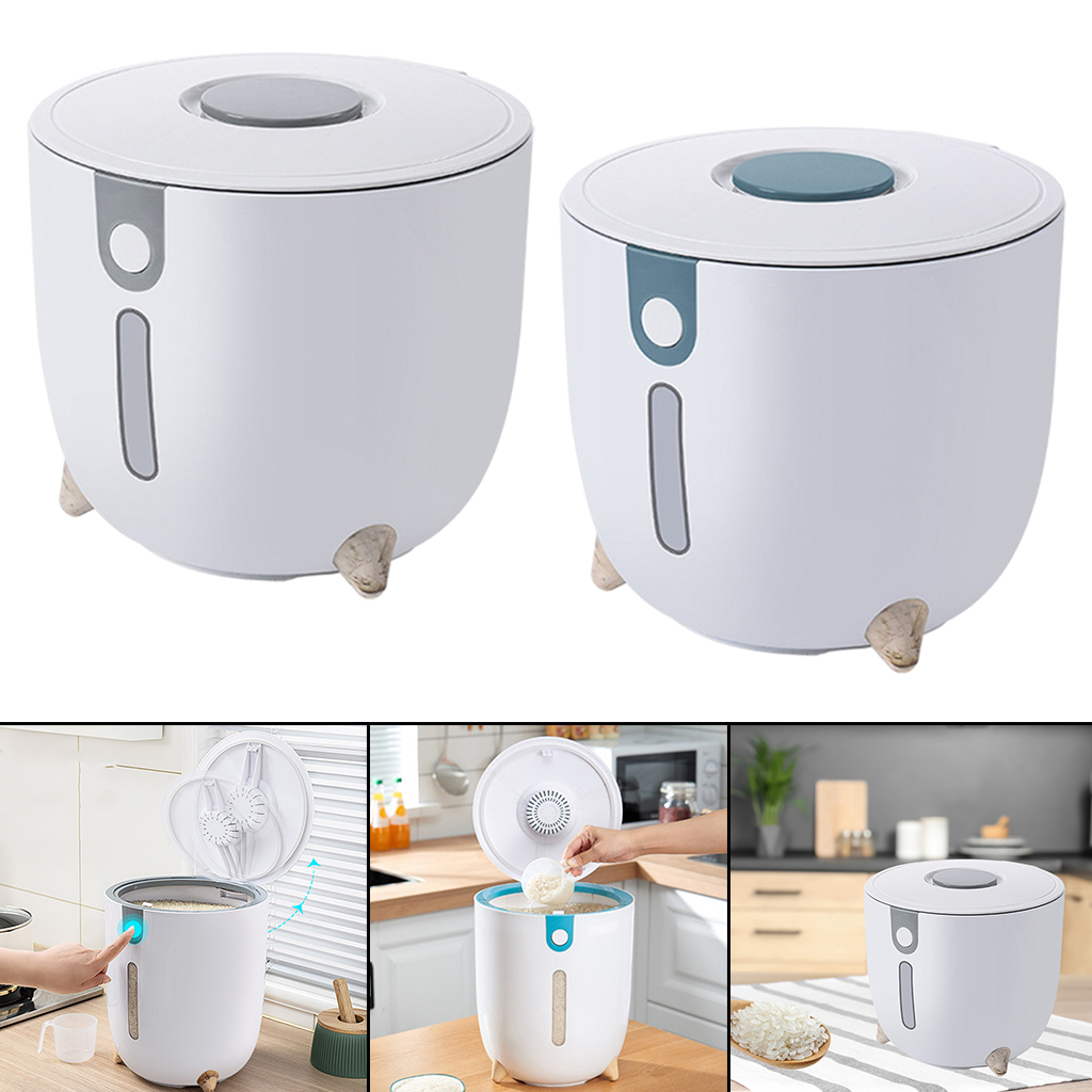 Kitchen Dry Food Storage Container Cereal Rice Bucket Can Moisture-proof