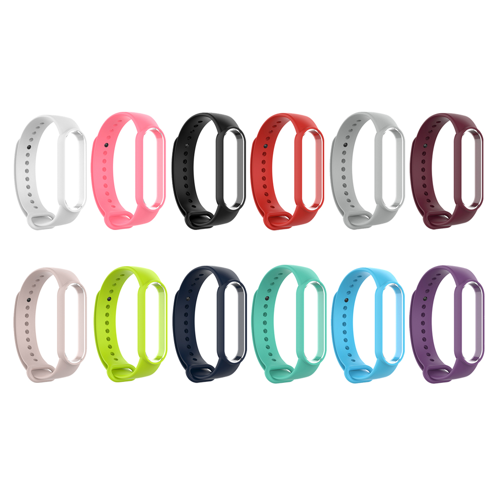 For  MI Band 5 Strap Replacement Bracelet Silicone Wristband Watch Band
