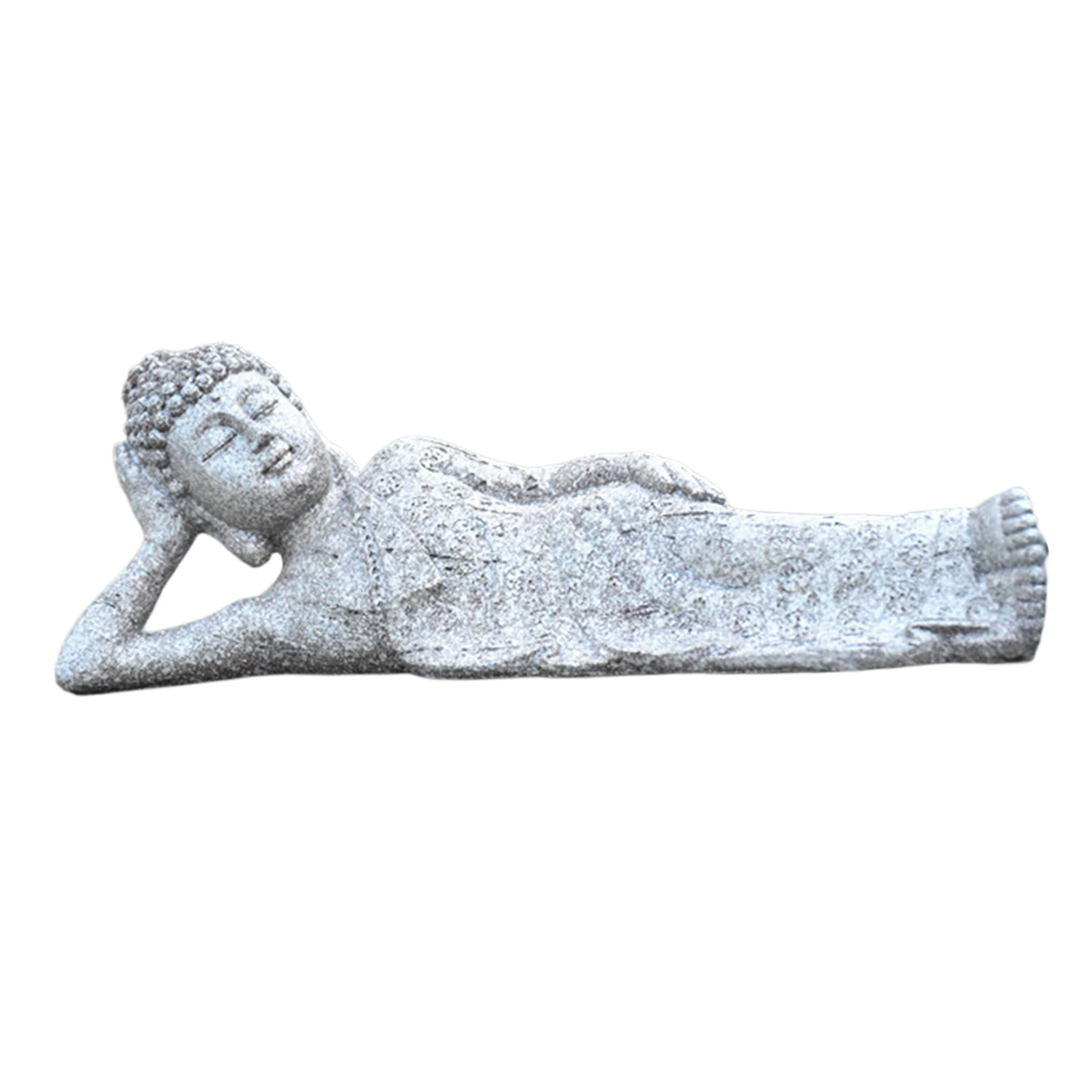 Reclining Zen Buddha Statue Asian Style for Home Patio Outdoor Decoration