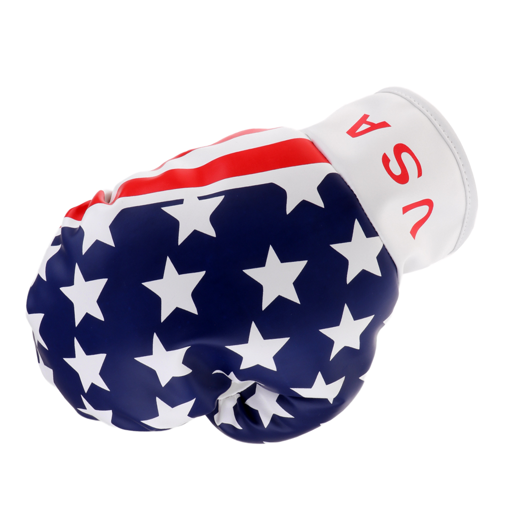 Boxing Glove Club Covers PU Leather USA Golf Head Cover Headcover Protector Bag Guard  for No.1 Wood Driver