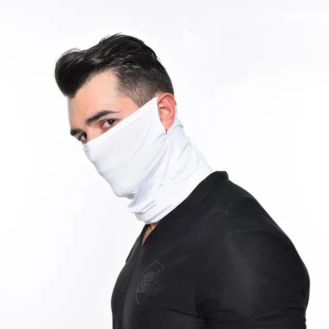 Unisex Face Scarf Breathable Ice Silk UV Sun Protection Mask