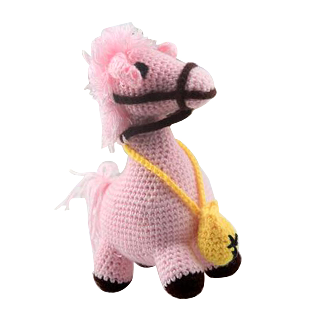 Doll Crochet Kit for Beginners Handmade Knitting Animal Horse Stuffed Toy