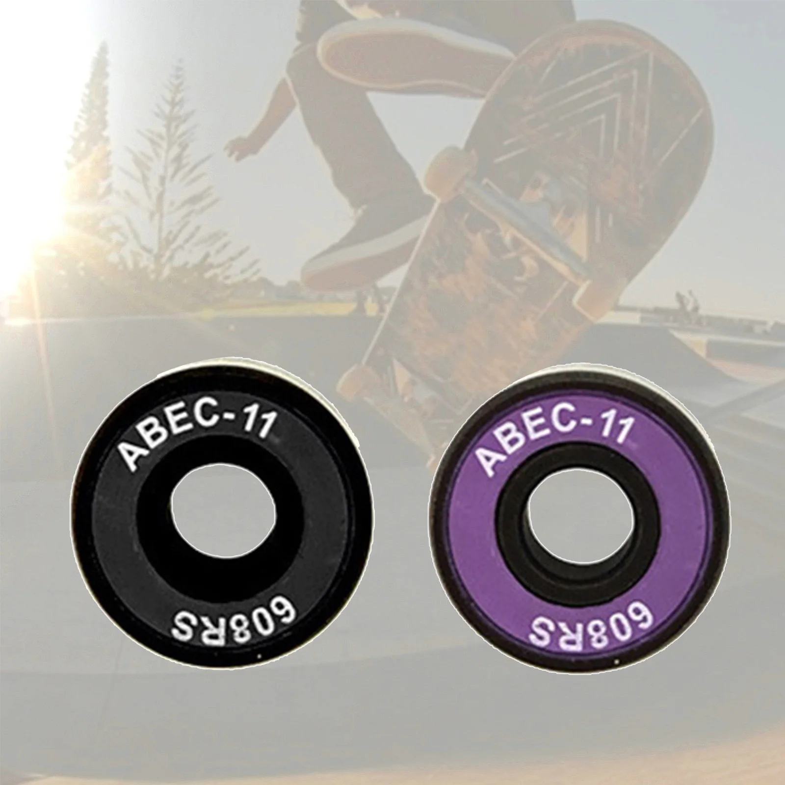 8Pcs ABEC-11 Roller Skate Rad Laufwerke High Speed Skateboard Roller Lager 