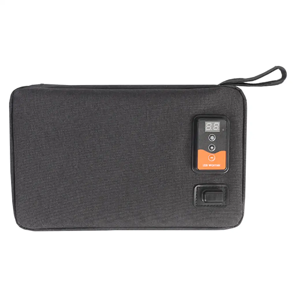 Wipe Wamer Bag, Smart Display Temperature Display Napkin Heating Box for Outdoor