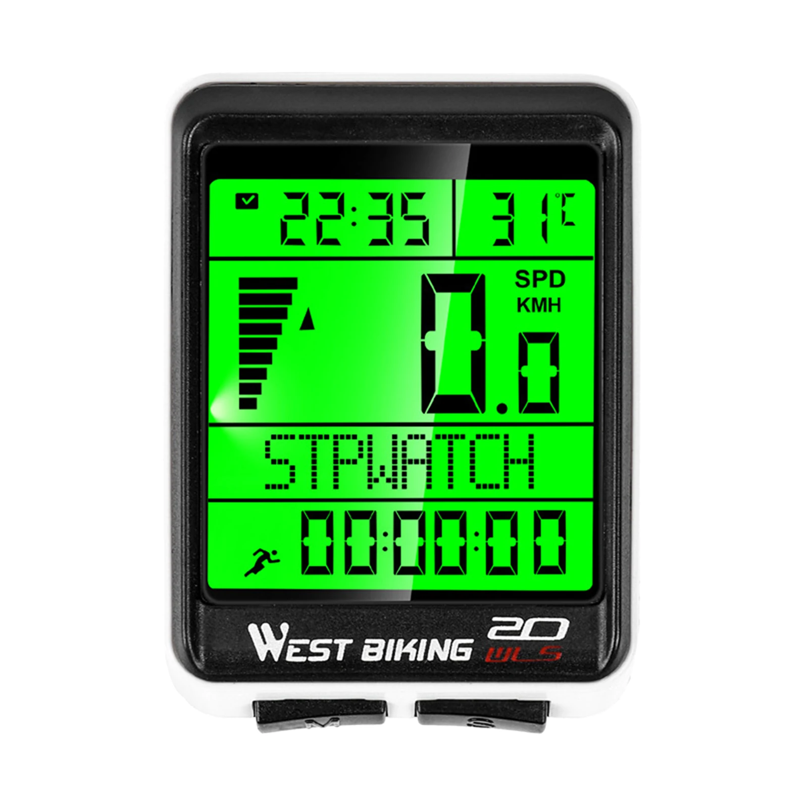 Waterproof Bicycle Computer Wireless MTB Bike Cycling Odometer Stopwatch Speedometer Watch LED Digital Rate