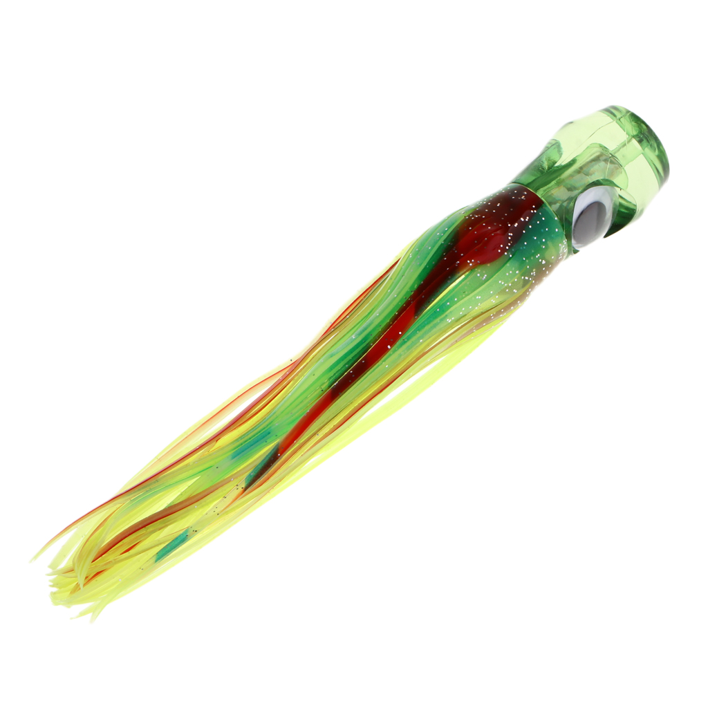 Big Game Squid Skirt Octopus Fishing Soft Trolling Lure Artificial Baits for Tuna Marlin Mahi Wahoo