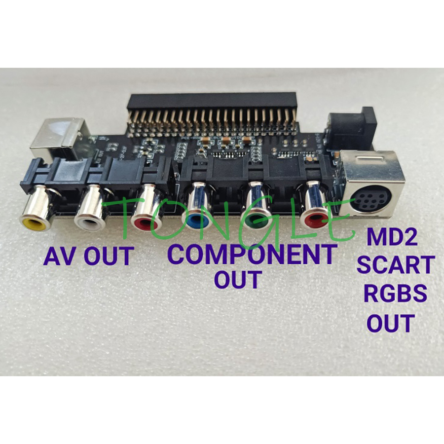Переходник для ПК, NEC PCE, разъем интерфейса AV RGBS, для ретро-аркадных  видеоигр
