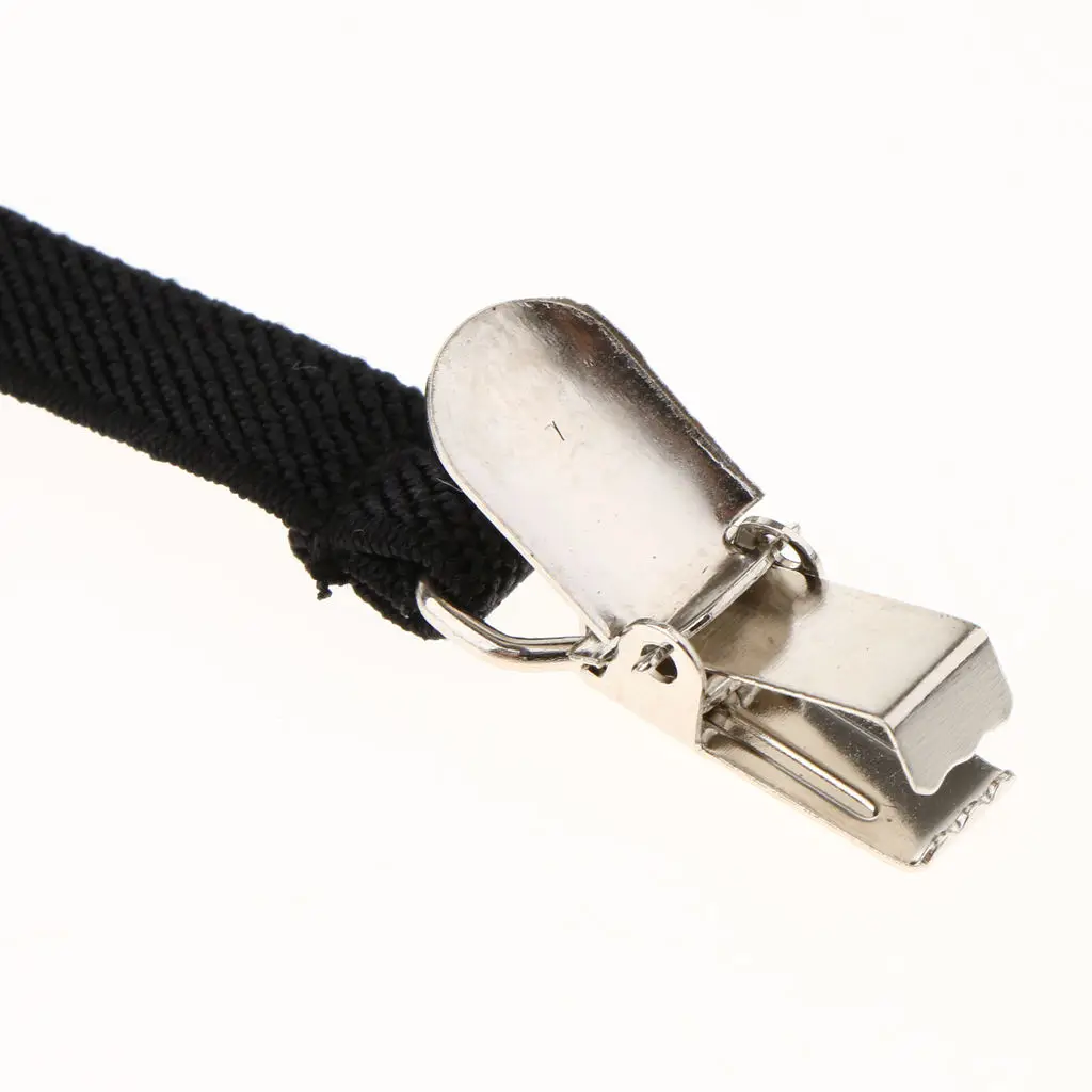 Unisex Wedding Skinny Strong Elastic Suspenders X-Back Braces 4 Clips 10mm