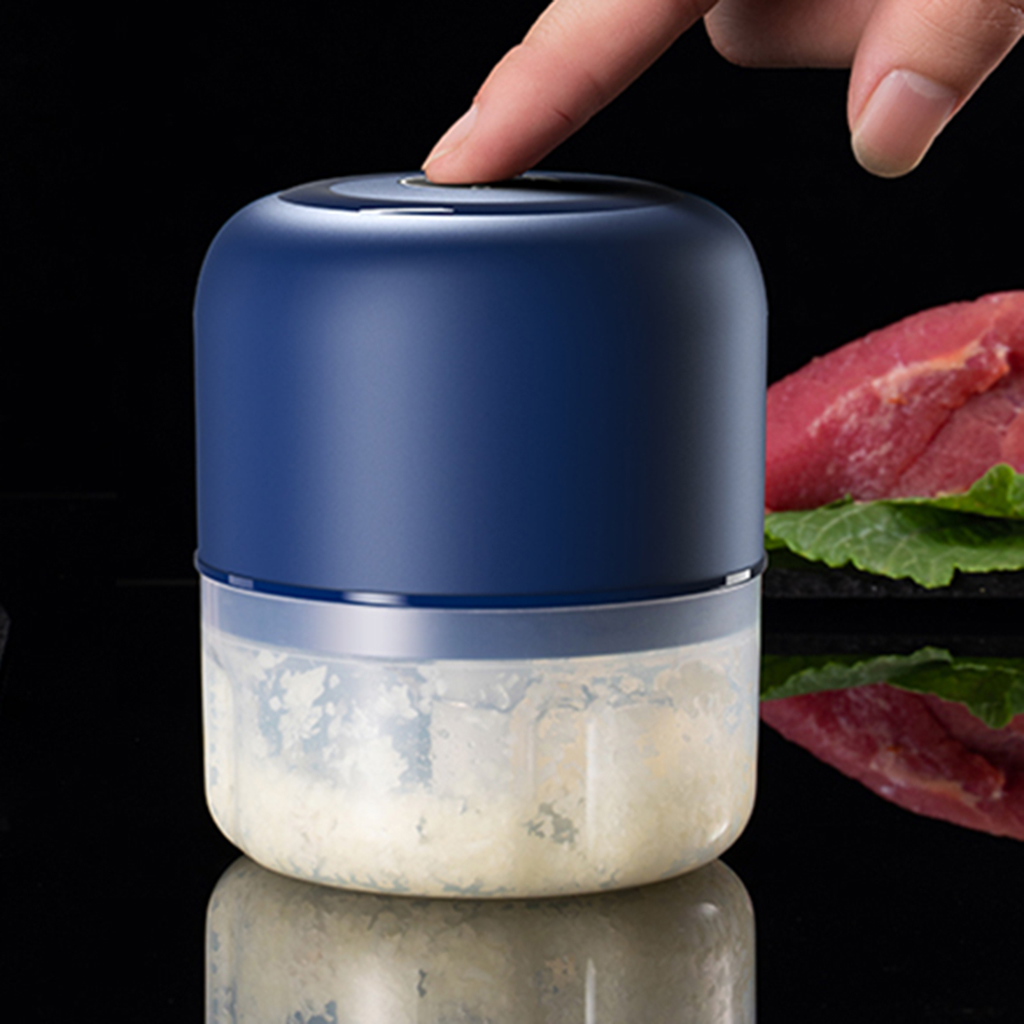 Wireless Small Electric Garlic Chopper Cutter Food Processor Fruits Baby Food Pepper Ginger Meat Chili Crusher Cutting Shredder