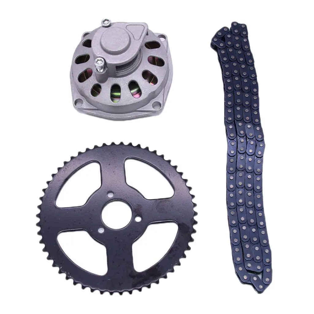 Motorcycle Sprocket Set, Spare Parts, 54T 26mm Sprocket And T8F Chain with 6