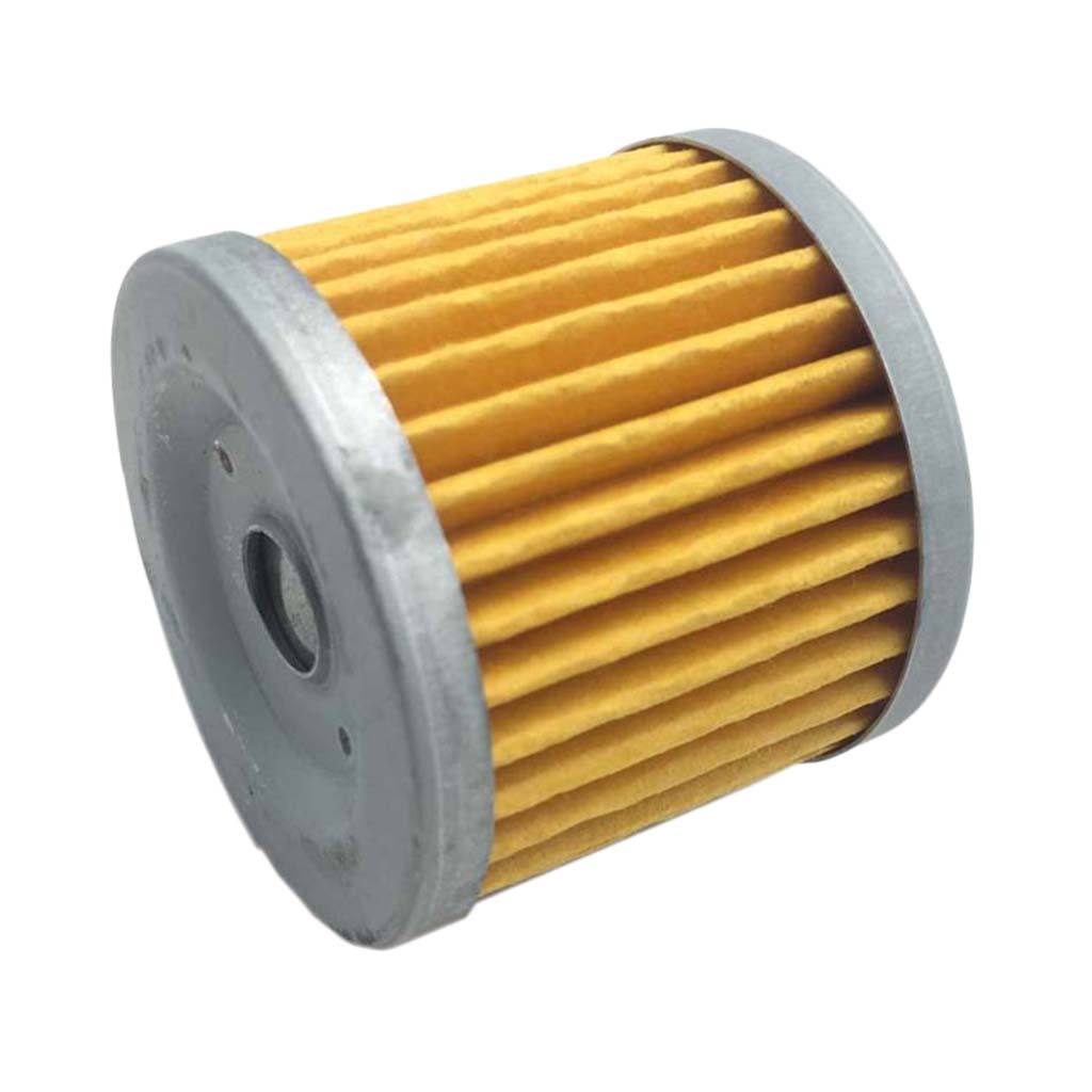 Motorcycle Racing Oil Filter for Suzuki Quadrunner 125 LT125 1983-1987 (Yellow)